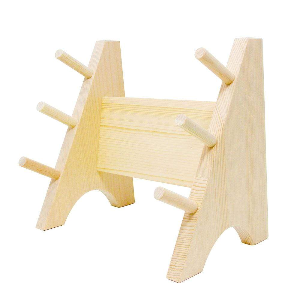 Yamacoh Katana - Style Wooden Knife Rack for 3 Knives (10300)