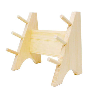 Yamacoh Katana - Style Wooden Knife Rack for 3 Knives (10300)