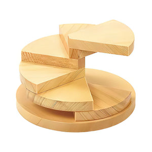 Yamacoh Wooden 6 - Tier 3 - Dimensional Sushi Serveware