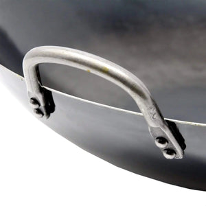 Yamada Hammered Iron Double - Handle Wok (1.2Mm Thickness) 39cm