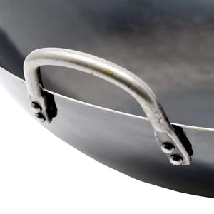 Yamada Hammered Iron Double - Handle Wok (1.6Mm Thickness) 57cm