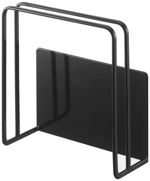 Yamazaki 5139 Magnetic Cutting Board Stand Japan - Black 13.5X5.5X14Cm Tower Floating Storage Easy Install