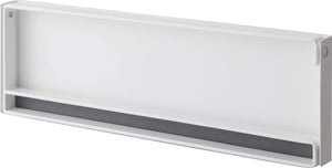 Yamazaki Industrial One - Hand Cut Magnet Kitchen Paper Holder White W30.5Xd2.5Xh9.5Cm Japan