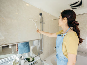 Yamazaki Sangyo 182503 Drainer Squeegee Basbon - Kun Stretchable Storage Suction Hooks Japan