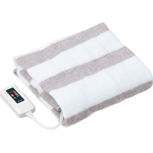 Yamazen Electric Blanket 130X80Cm Washable Mite Extermination Japan Yms - 16 White/Beige