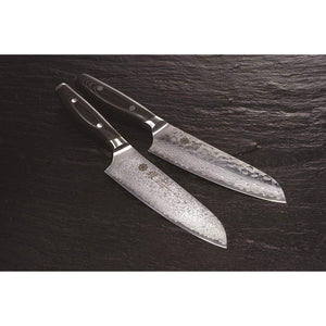 Yaxell YO-U VG10 Damascus Steel Santoku Knife 69 Layers 165mm - YOYO JAPAN