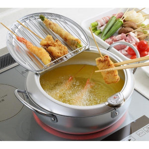 Yoshikawa Mirakutei II Advanced Deep Fry Pot 24cm SJ1025 - YOYO JAPAN