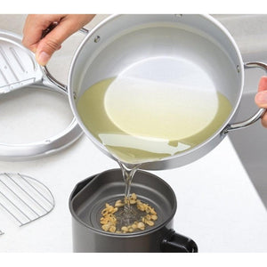 Yoshikawa Mirakutei II Advanced Deep Fry Pot 24cm SJ1025 - YOYO JAPAN