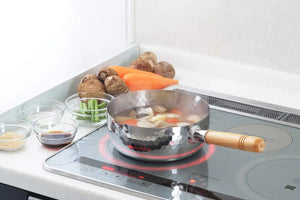 Yoshikawa Stainless Steel Snow Pan 20Cm Japan Yh - 6753