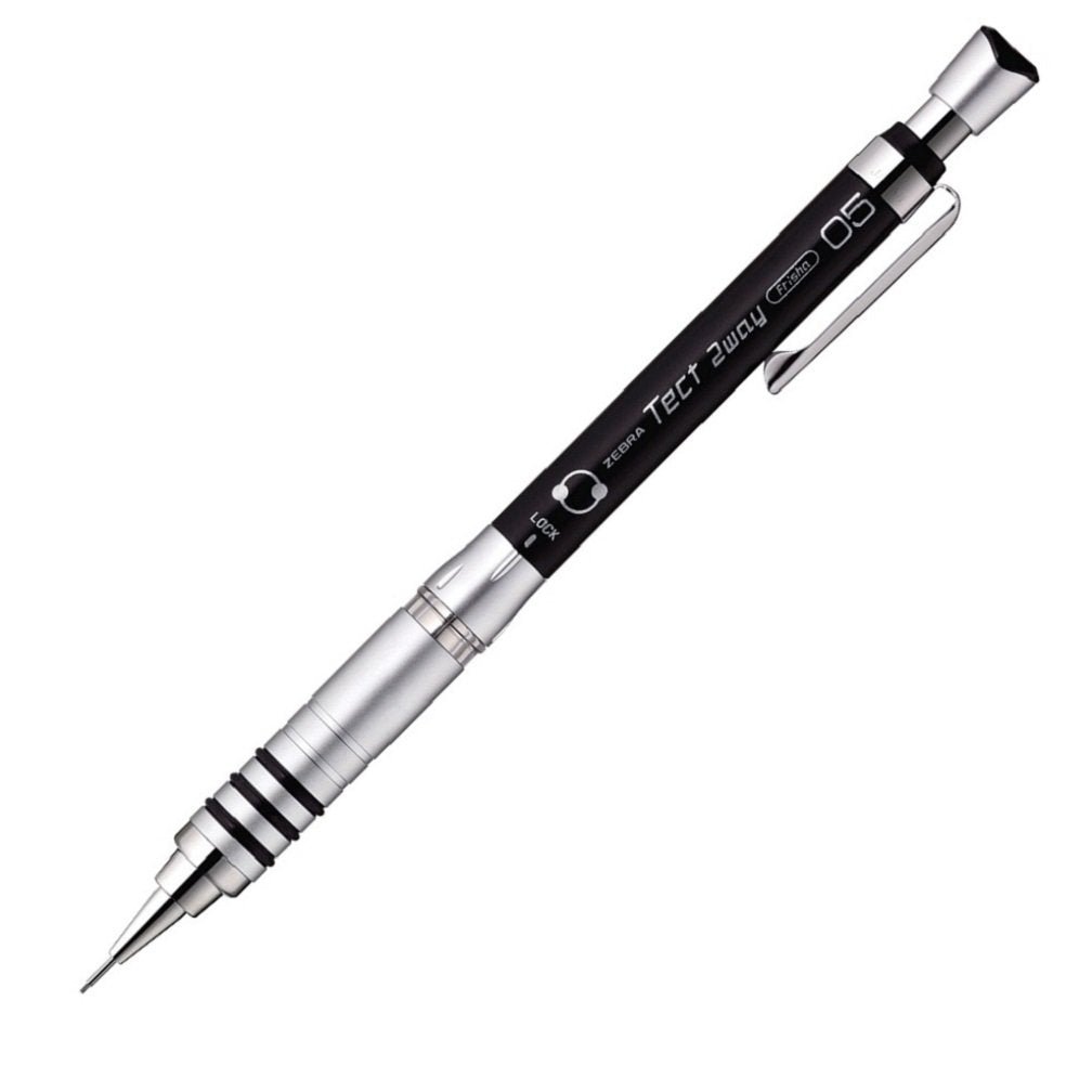 Zebra Tect Two Way Mechanical Pencil 0.5mm Black Ma41 - Bk
