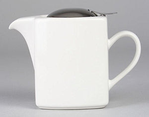 Zero Japan Herb Teapot Square 670Cc White Bbn - 11 - Made In Japan