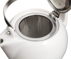 Zero Japan Persimmon Teapot Sbbn - 56 White 110X152Xh164Mm - Made In Japan