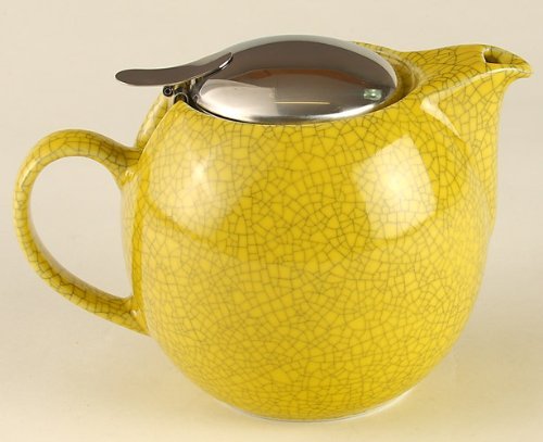Zero Japan Teapot 5 Crackle Colors Bbn - 04 Sky Yellow W166Xd120Xh115Mm