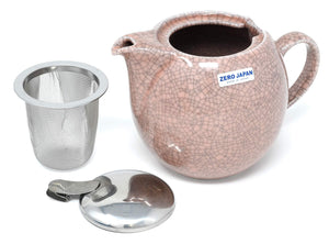 Zero Japan Universal Teapot 5 People Crackle Colors Bbn - 04 Skp Pink W166Xd120Xh115Mm