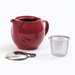 Zero Japan Universal Teapot Burgundy 450Ml Bbn - 02 Japan