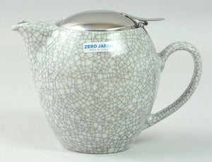 Zero Japan Universal Teapot For 4 People Crackle Colors Bbn - 03 Japan White W170Xd110Xh123Mm