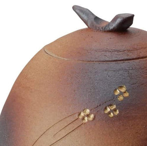 Ziyue Kiln Japanese Fire Color Small Flower Server With Wooden Stand - 3000Cc Brown Tokiwa Tokiya Pro 28 - 272 - 068 - Me