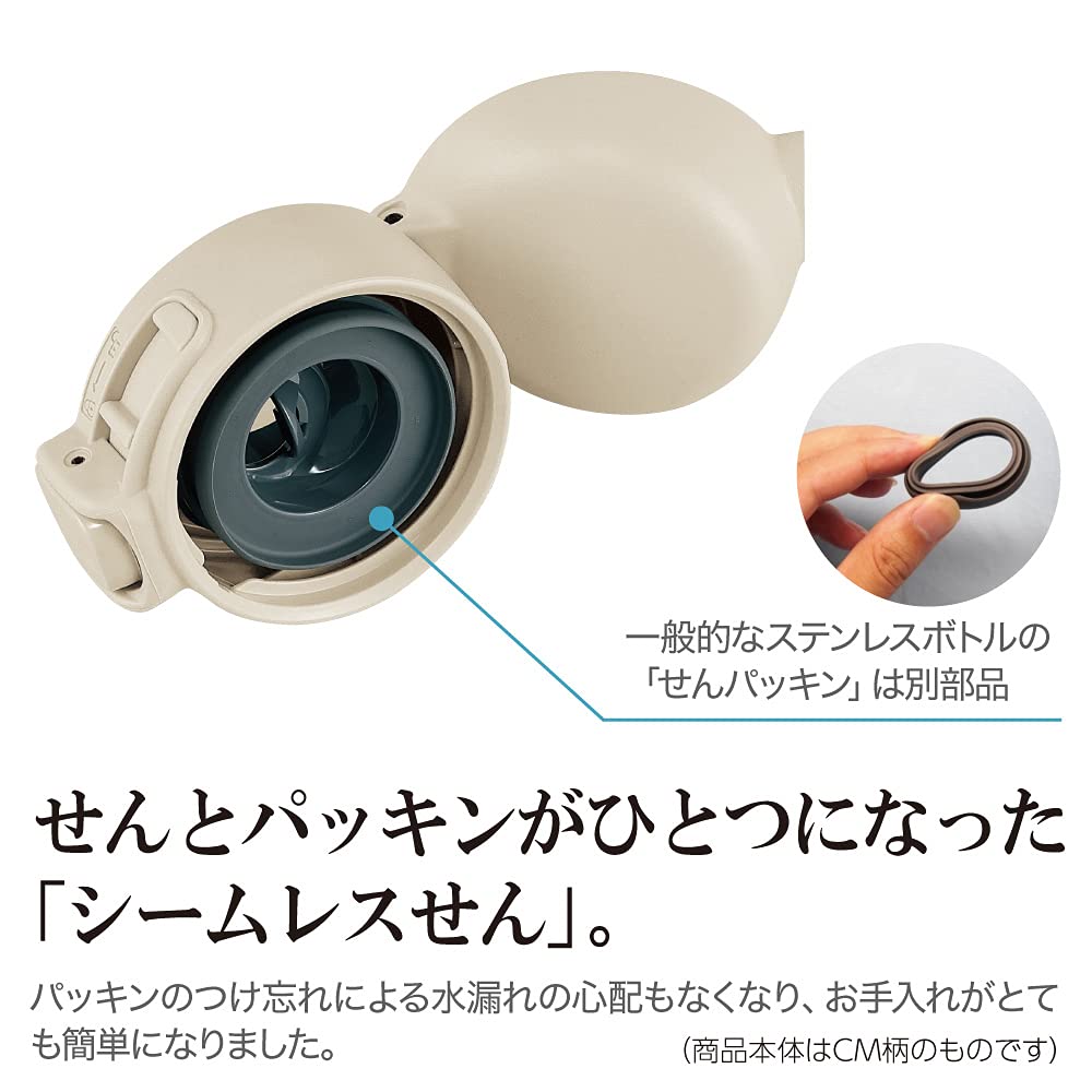 Zojirushi 0.24L Watery Green One - Touch Stainless Steel Water Bottle Seamless Mug