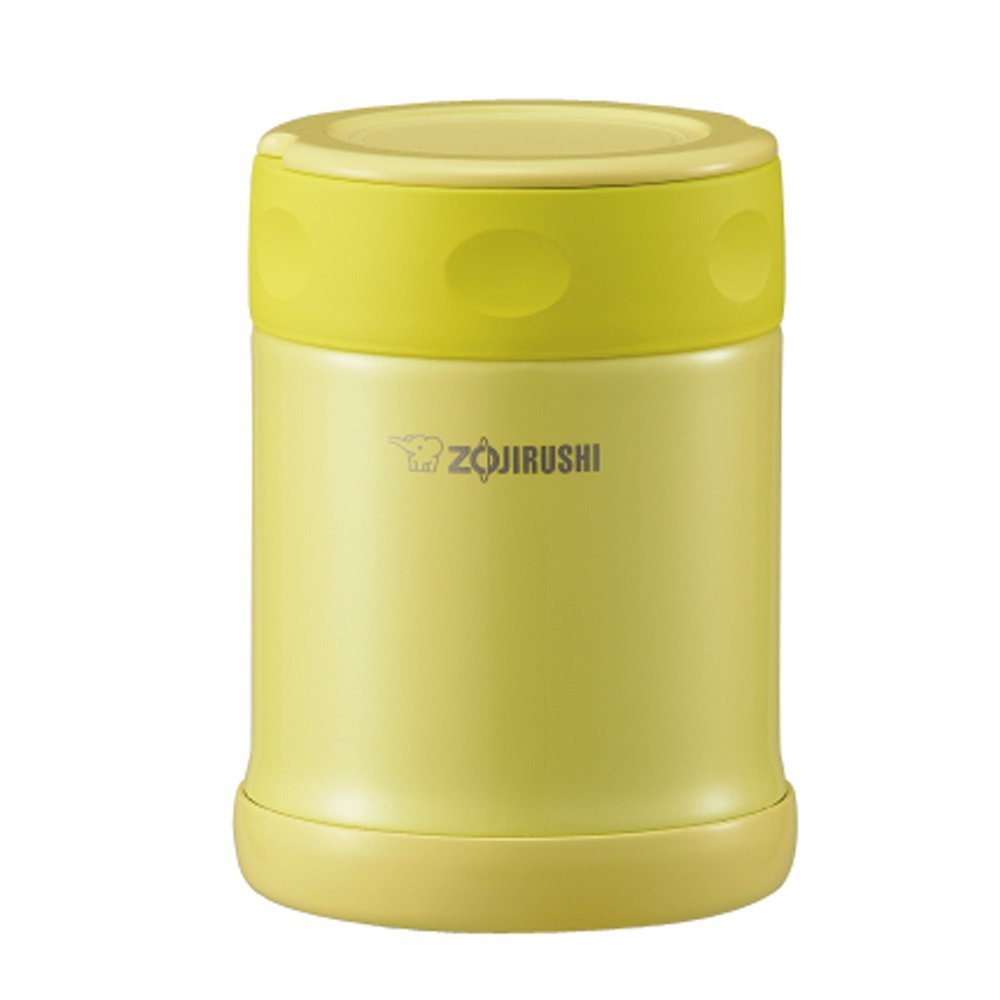 Zojirushi 0.35L Lime Yellow Stainless Steel Food Jar SW - EC35 - YP