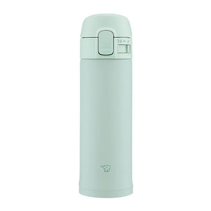 Zojirushi 0.3L Stainless Steel Water Bottle One - Touch Mug in Sage Green