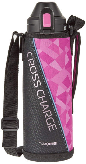 Zojirushi 1.0L Direct Drinking Stainless Steel Sports Water Bottle Diamond Pink