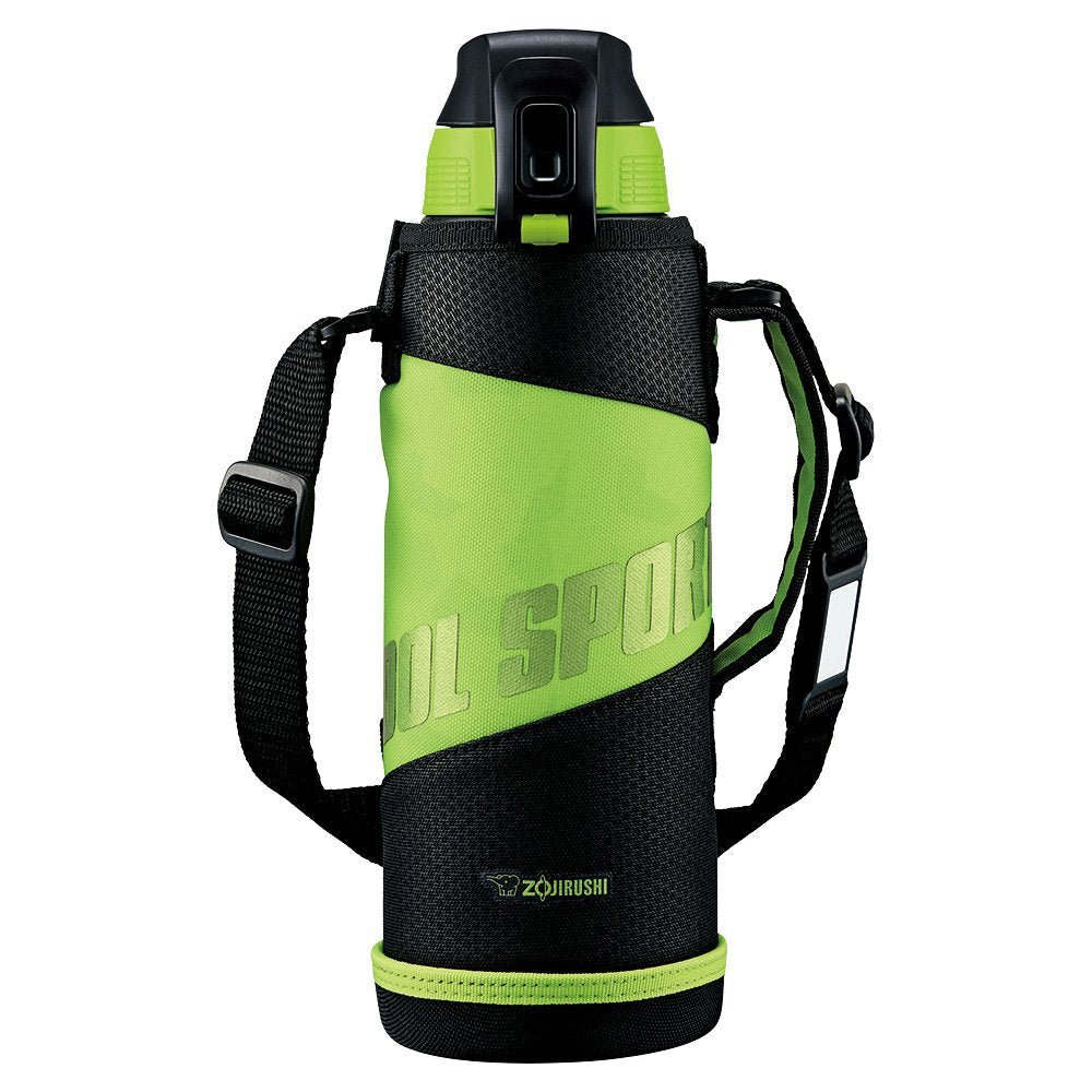 Zojirushi 1.0L Green Black Cool Sports Water Bottle Direct Drinking - SD - FA10 - BG