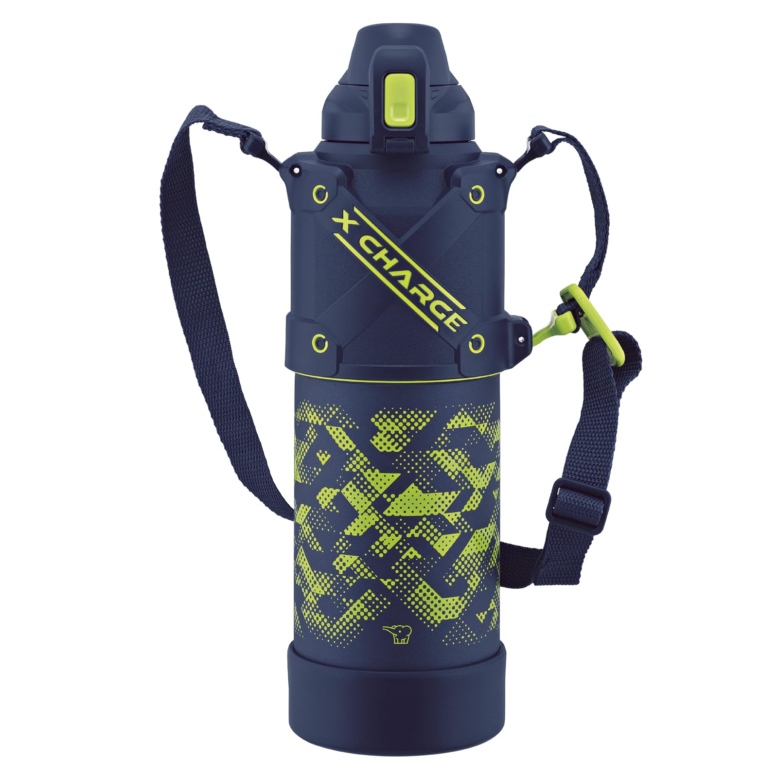 Zojirushi 1.5L Sports Water Bottle with Protective Armor in Lime Blue Impact & Abrasion - resistant