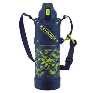 Zojirushi 1.5L Sports Water Bottle with Protective Armor in Lime Blue Impact & Abrasion - resistant