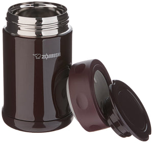 Zojirushi 16.9 Oz Stainless Steel Food Jar in Dark Brown
