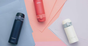 Zojirushi 200ml Stainless Steel Direct Drinking Water Bottle One - Touch Open White