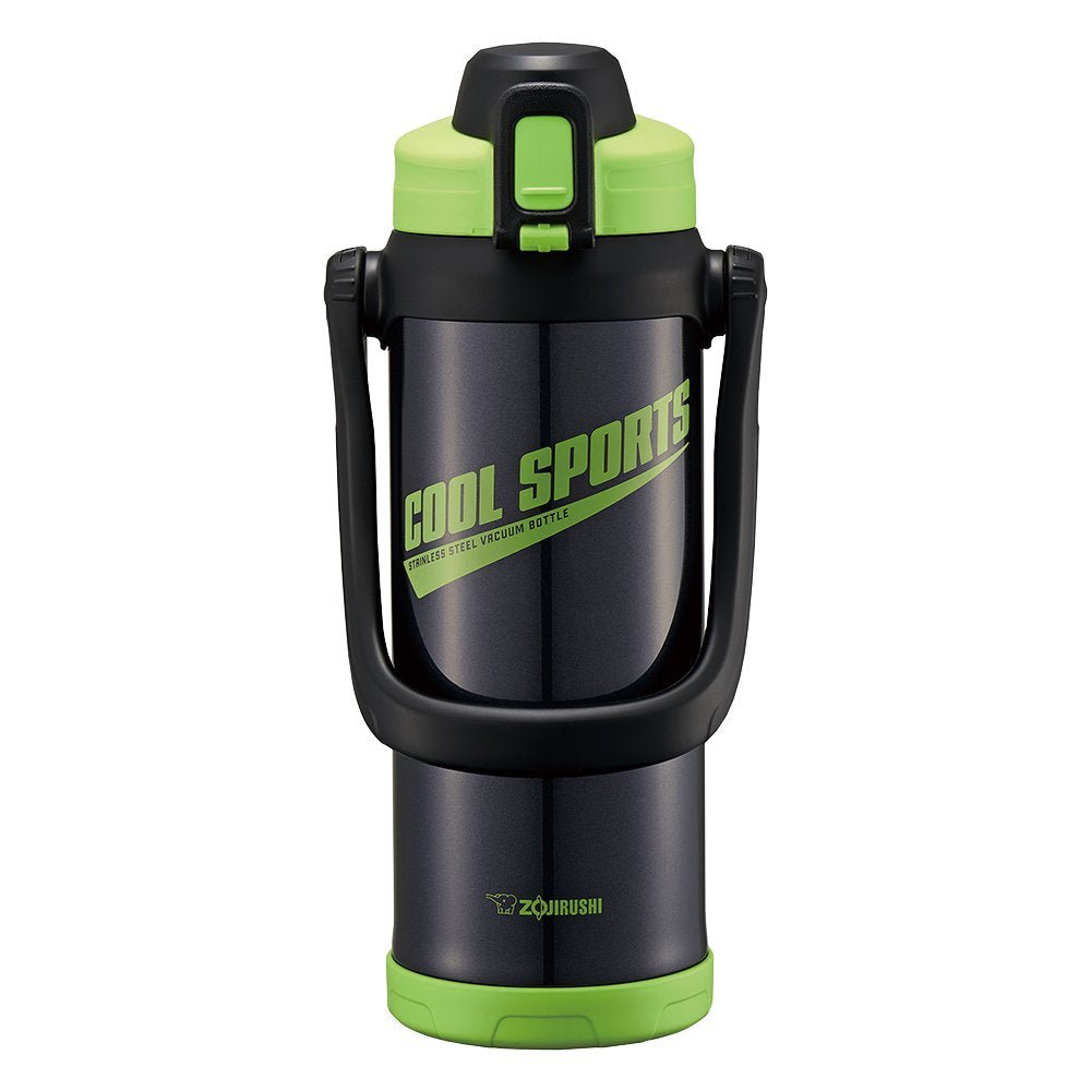 Zojirushi 2.0L Stainless Steel Sports Water Bottle Direct Drinking Green Black Sd - Bc20 - Bg
