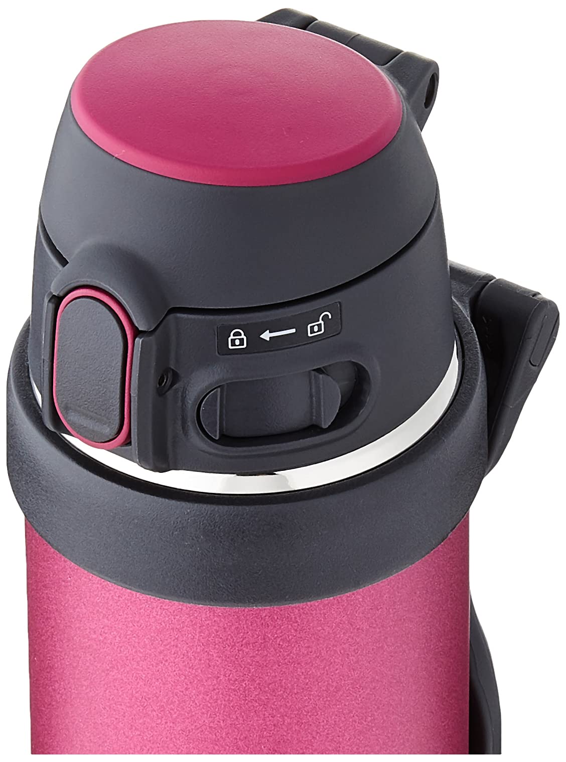 Zojirushi 20oz Stainless Steel Flip and Go Mug in Hibiscus Red SM - QHE60RK