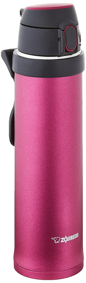 Zojirushi 20oz Stainless Steel Flip and Go Mug in Hibiscus Red SM - QHE60RK