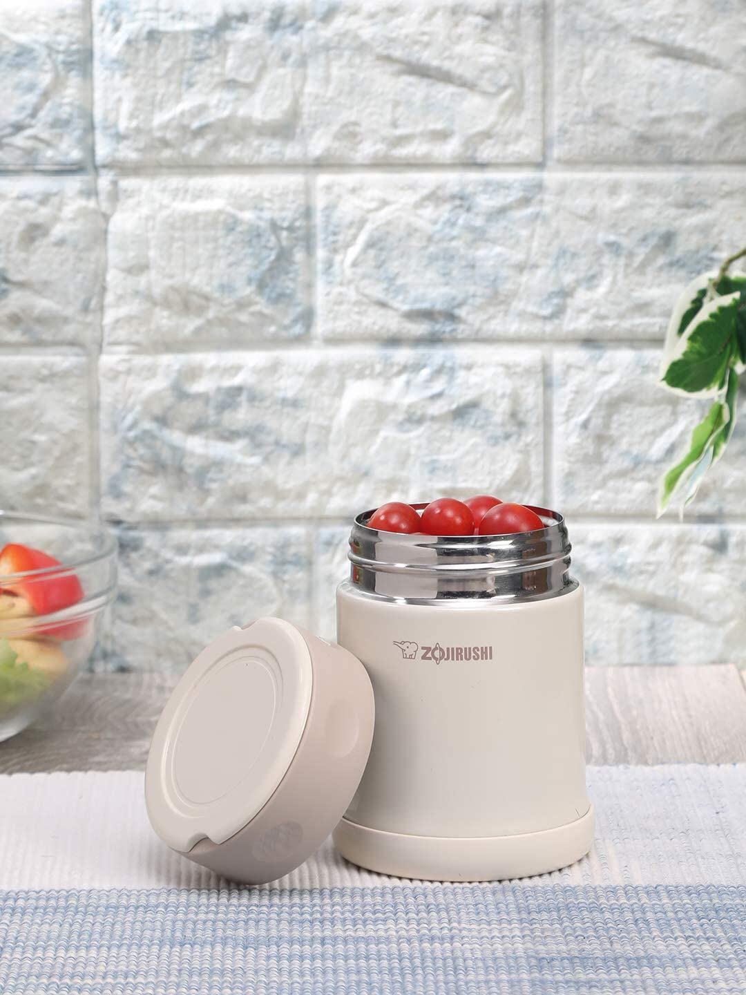 Zojirushi 25 - Ounce Stainless Steel Off - White Food Jar SW - EAE35AB & SW - FCE75CC