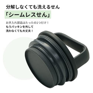 Zojirushi 300ml Portable Water Bottle Easy Clean Forest Gray Integrated Lid - SX - JA30 - HM