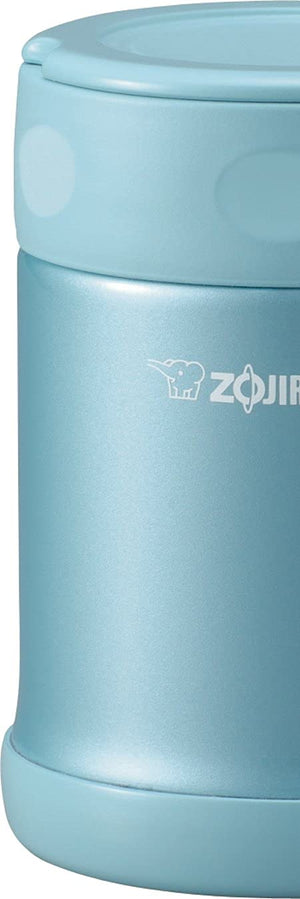 Zojirushi 350Ml Japan Aqua Blue Stainless Steel Food Jar Sw - Eae35 - Ab