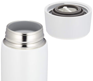 Zojirushi 360ml Lightweight Stainless Steel Insulated Water Bottle White Sm - Na36 - Wa