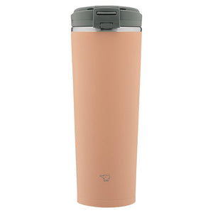 Zojirushi 400ml Portable Carry Tumbler Flip Lid Easy Clean Cinnamon Beige Sx - Ka40 - Cm