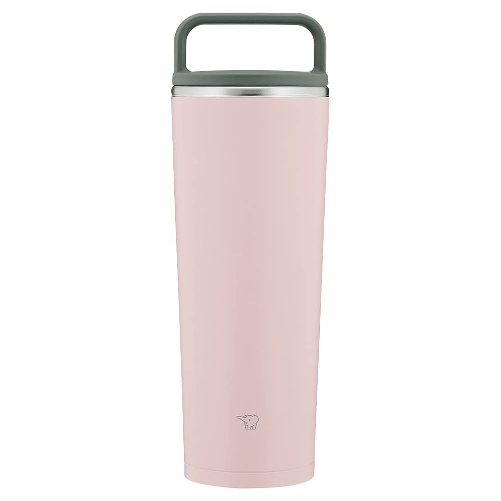 Zojirushi 400ml Portable Water Bottle Vintage Rose Easy Clean Seamless Cap Handle Lid SX - JA40 - PM