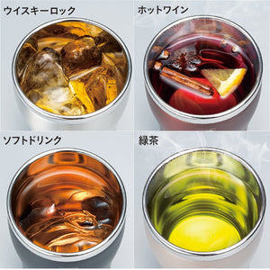 Zojirushi 450ml Gold Stainless Steel Vacuum Flask Tumbler SX - DC45 - NA