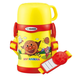 Zojirushi 450ml Stainless Steel Water Bottle with Cup - Anpanman Series Model SC - LG45A - ER