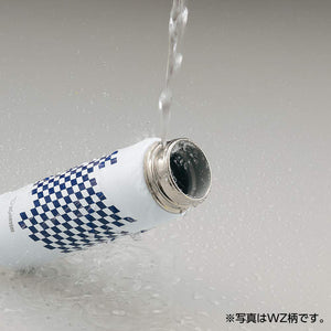 Zojirushi 480ml Ichimatsu Blue Screw Mug Bottle - Sm - Nae48Sa - Az