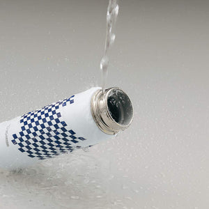 Zojirushi 480ml Ichimatsu White Mug Bottle Model SM - NAE48SA - WZ