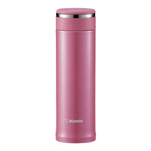 Zojirushi 480ml Pink Stainless Steel Direct Drinking Water Bottle SM - JD48 - PA