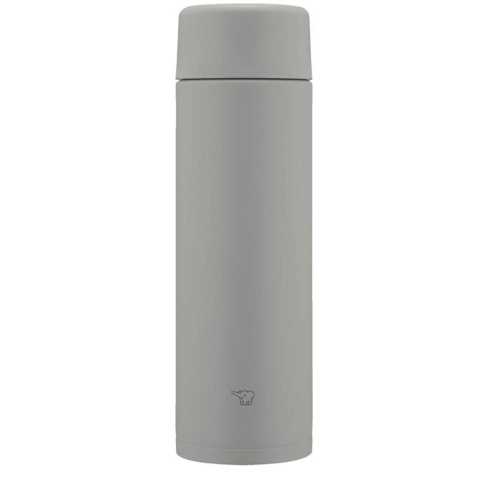 Zojirushi 480ml Stainless Steel Water Bottle with Integrated Cap - Medium Gray SM - ZB48 - HM