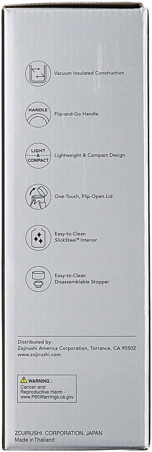 Zojirushi Flip and Go 16oz Stainless Steel Mug in Hibiscus Red