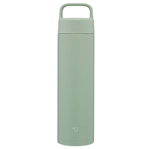 Zojirushi Green Stainless Steel 650ML Water Bottle Mug Handle Type Dishwasher Safe - Sm - Rs65 - Ga
