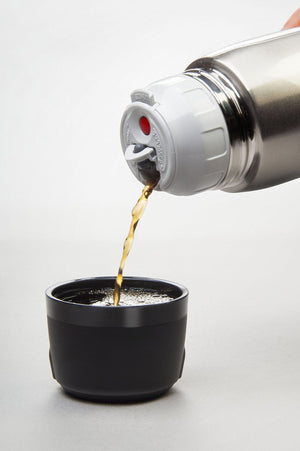 Zojirushi Insulated Stainless Steel 1.03L Water Bottle with Cup in Red SJ - JS10 - RA