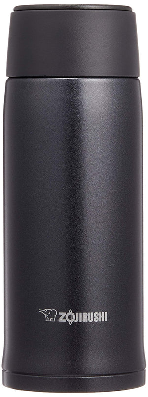 Zojirushi Japan Stainless Steel Water Bottle 360Ml Black Sm - Na36 - Ba