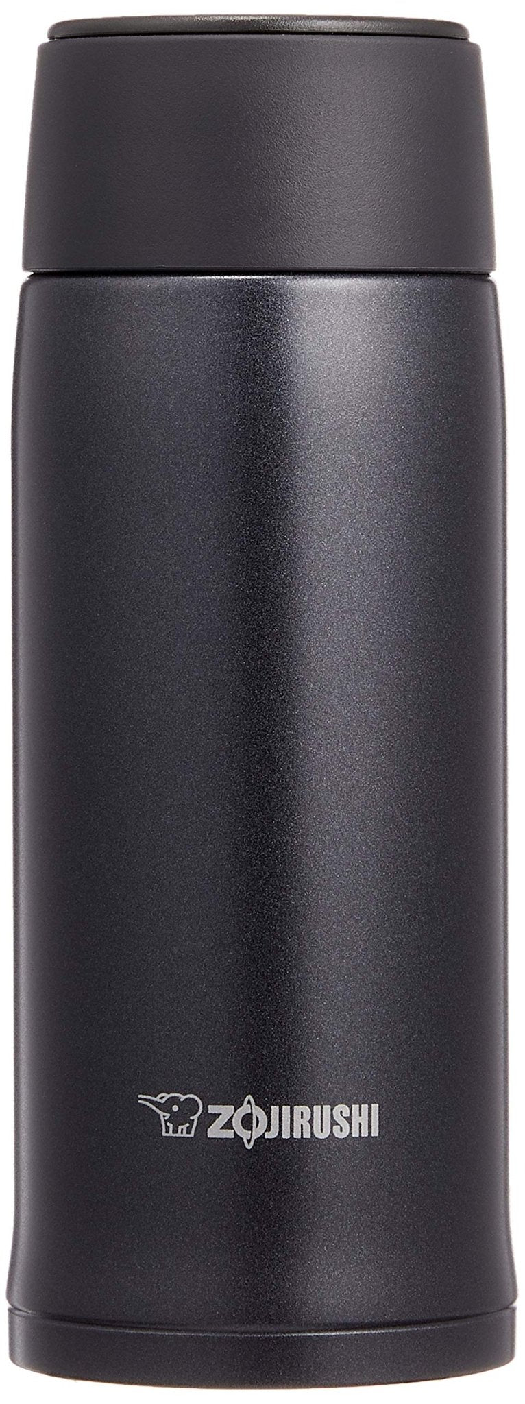 Zojirushi Japan Stainless Steel Water Bottle 360Ml Black Sm - Na36 - Ba
